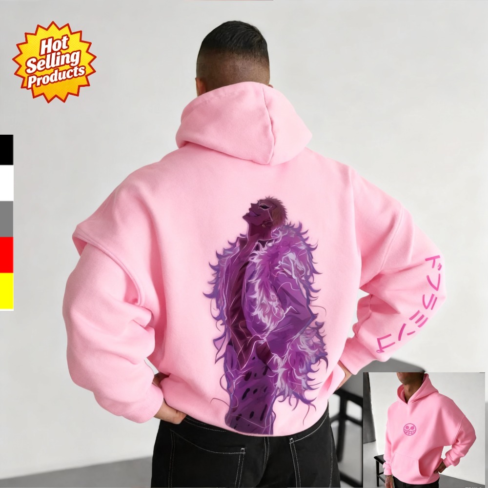 Winter Clothing Japan - เสื้อฮู้ดวันพีซ ดอนกิโฆเต้ โดฟลามิงโก้ เสื้อสเวตเชิ้ตใหม่ ผู้ชาย ผู้หญิง