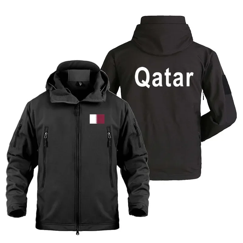 Winter Clothing Qatar - เสื้อแจ็คเก็ตซอฟต์เชลล์สำหรับผู้ชาย ฤดูหนาว เหมาะสำหรับตั้งแคมป์ เดินป่า ล่าสัตว์ ตกปลา