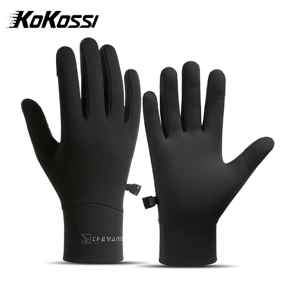 Waterproof Mitten Ski - โคคอสซี่ วินเทอร์ถุงมือขี่จักรยานกันน้ำกันลื่นถุงมือความร้อนหน้าจอสัมผัสวิ่งขี่จักรยานขับรถสกีเดินป่าถุงมืออุ่น
