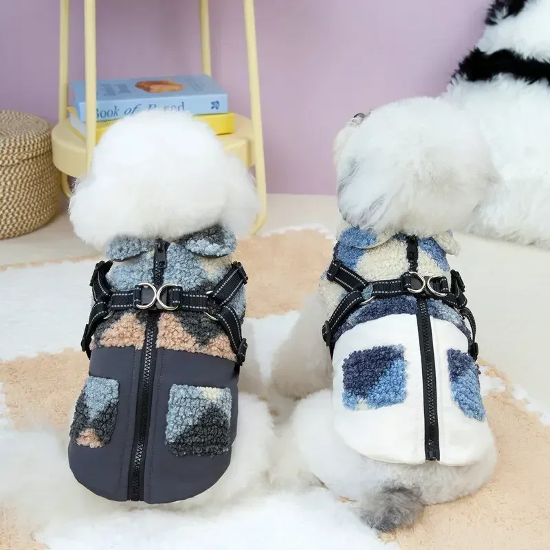 Winter Clothing Amazon - เสื้อผ้าสัตว์เลี้ยง, สายรัดอก, อีคอมเมิร์ซข้ามพรมแดน, ผู้ผลิตเสื้อผ้าสุนัขสำหรับ Amazon, เสื้อผ้าบุผ้าฝ้ายกันหนาวและกันแดด