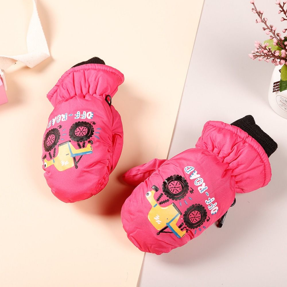 Waterproof Mitten Ski - ถุงมือกันหิมะสำหรับเด็ก Snow Man อายุ 2 ถึง