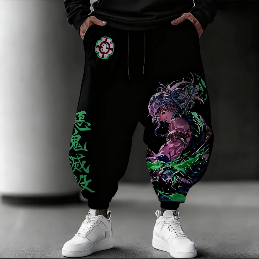 กางเกงวอร์มผู้ชายลายอนิเมะดาบพ - Winter Clothing Japan บทวิจารณ์และราคา