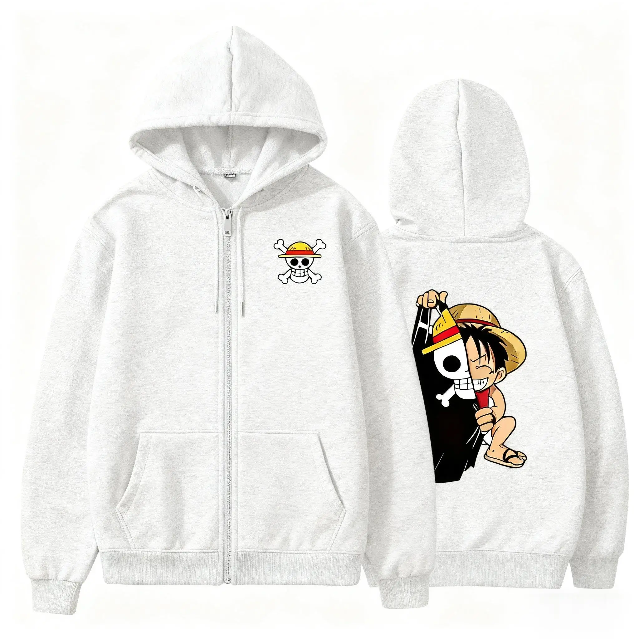 เสื้อฮู้ดซิปโอเวอร์ไซส์ลายลูฟี - Winter Clothing Japan บทวิจารณ์และราคา