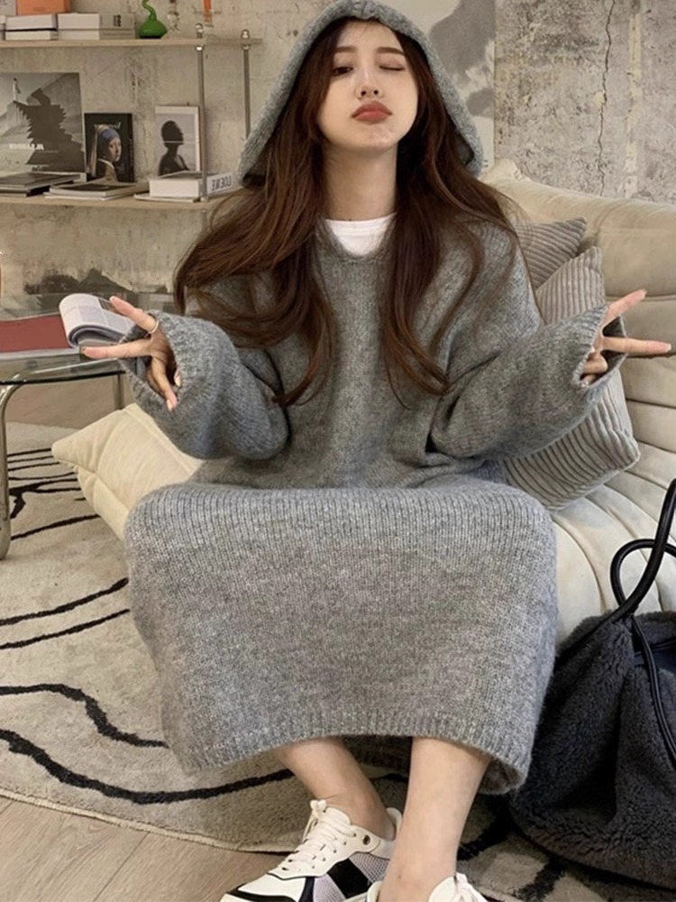 เสื้อสเวตเตอร์ขนแกะมีฮู้ดสไตล์ - Winter Clothing H&M บทวิจารณ์และราคา
