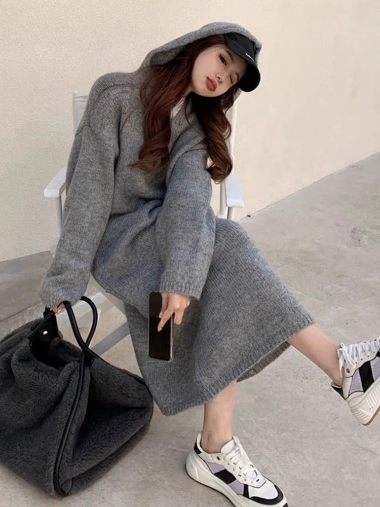 เสื้อสเวตเตอร์ขนแกะมีฮู้ดสไตล์ - Winter Clothing H&M บทวิจารณ์และราคา