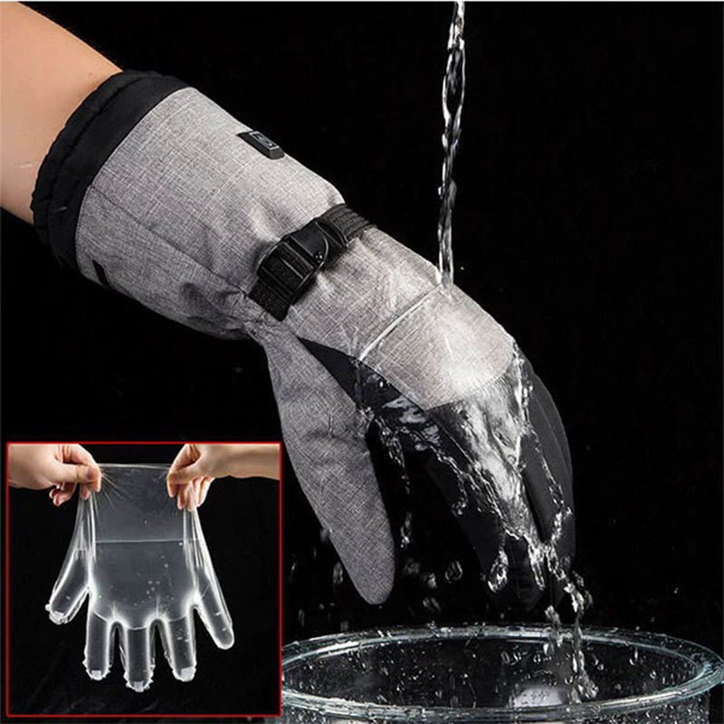 ผ้าฝ้ายเครื่องทําความร้อนถุงมื - Waterproof Mitten Ski บทวิจารณ์และราคา