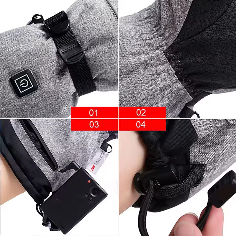 ผ้าฝ้ายเครื่องทําความร้อนถุงมื - Waterproof Mitten Ski บทวิจารณ์และราคา
