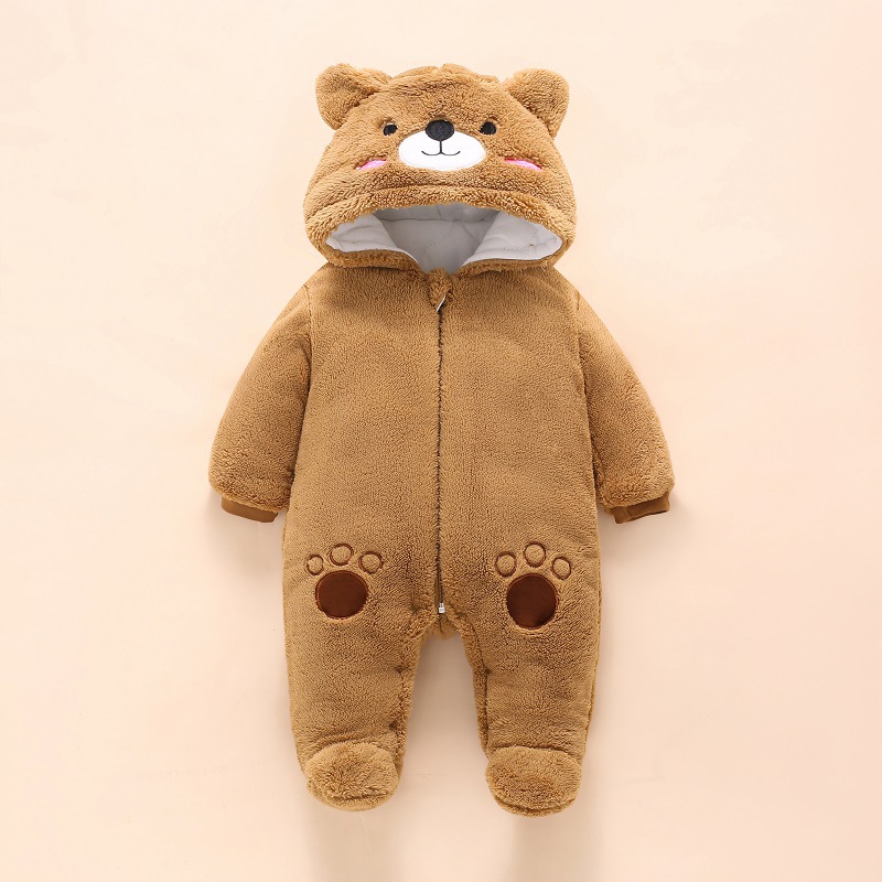 ชุดหมีสำหรับเด็กทารก0-12ม. ชุด - Winter Clothing For 1 Year Old Girl บทวิจารณ์และราคา