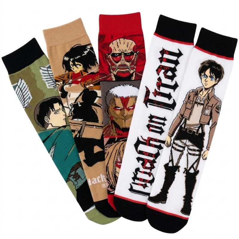 ถุงเท้า Attack on Titan เอเรน  - Winter Clothing Japan บทวิจารณ์และราคา