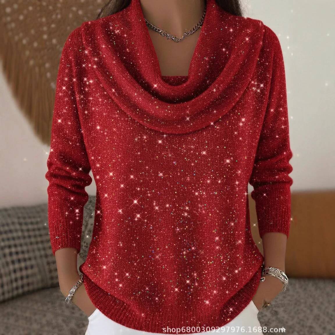 เสื้อสเวตเตอร์ถักประดับเลื่อมแ - Winter Clothing Taiwan บทวิจารณ์และราคา