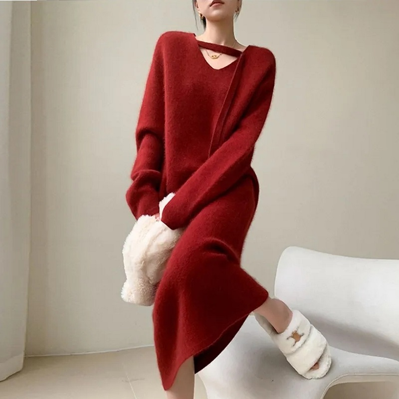 เดรสไหมพรมสำหรับผู้หญิง ปี 202 - Winter Clothing H&M บทวิจารณ์และราคา